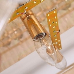 Europese stijl ronde plafondlamp met kristal