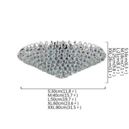 Europese stijl kristallen plafondlamp met ronde vorm
