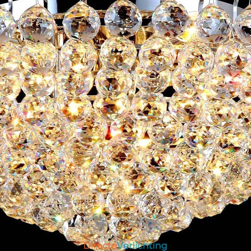 Europese stijl kristallen plafondlamp met ronde vorm