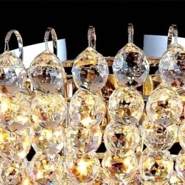 Europese stijl kristallen plafondlamp met ronde vorm