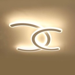 Moderne eenvoudige plafondlamp met letter C van acryl