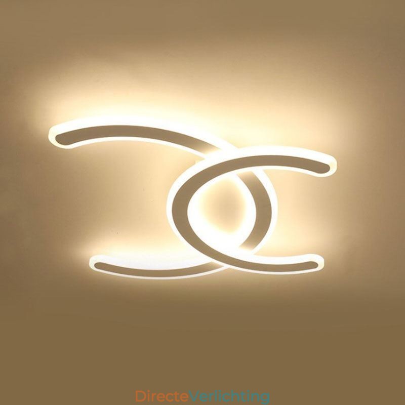 Moderne eenvoudige plafondlamp met letter C van acryl