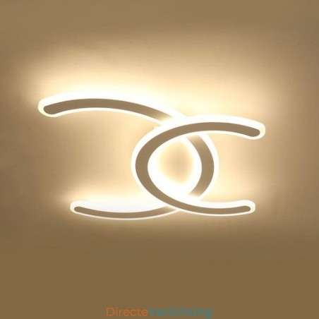 Moderne eenvoudige plafondlamp met letter C van acryl Moderne eenvoudige plafondlamp met letter C van acryl