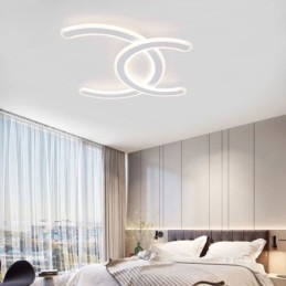 Moderne eenvoudige plafondlamp met letter C van acryl