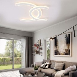 Moderne eenvoudige plafondlamp met letter C van acryl