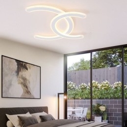 Moderne eenvoudige plafondlamp met letter C van acryl