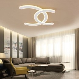 Moderne eenvoudige plafondlamp met letter C van acryl