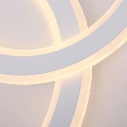 Moderne eenvoudige plafondlamp met letter C van acryl