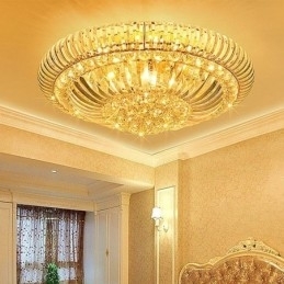 Moderne eenvoudige inbouw kristal ronde verlichting