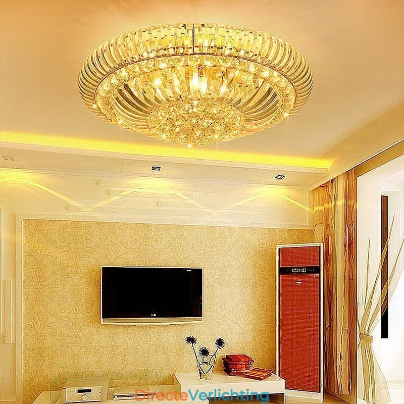Moderne eenvoudige inbouw kristal ronde verlichting