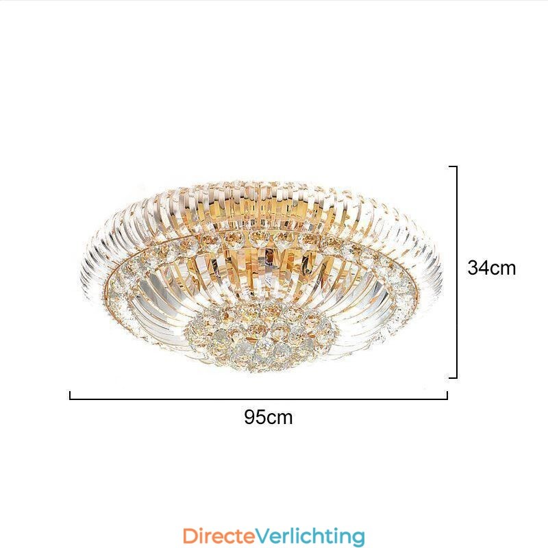 Moderne eenvoudige inbouw kristal ronde verlichting