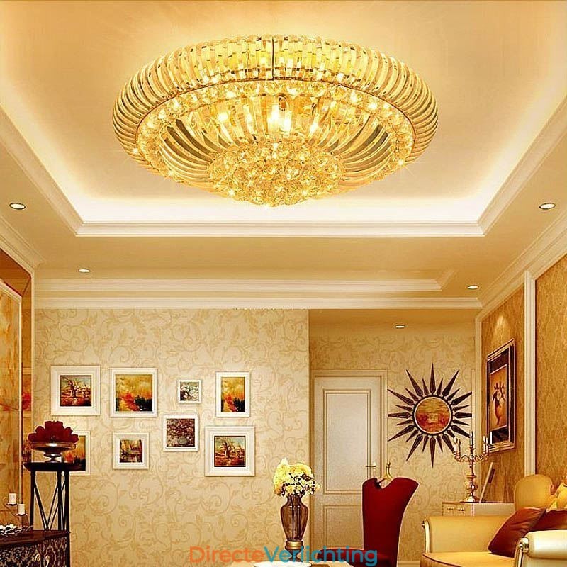 Moderne eenvoudige inbouw kristal ronde verlichting