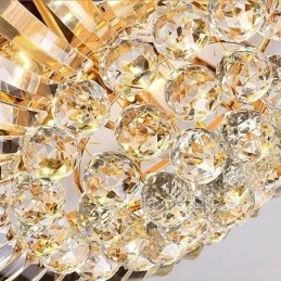 Moderne eenvoudige inbouw kristal ronde verlichting