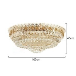 Inbouw Kristal Moderne Eenvoudige Plafondlamp Creatieve Ronde verlichting