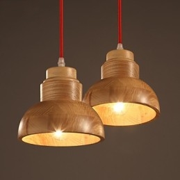 Kroonluchter Mini Stijl Traditioneel Klassiek Hout Bamboe