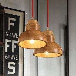 Kroonluchter Mini Stijl Traditioneel Klassiek Hout Bamboe