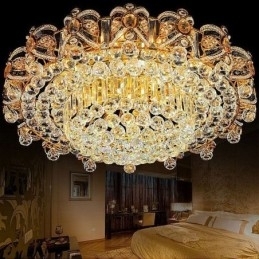 Europese plafondlamp met kristal voor inbouw