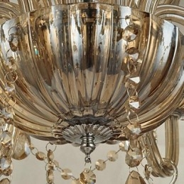 Moderne eigentijdse kristallen glazen kroonluchter