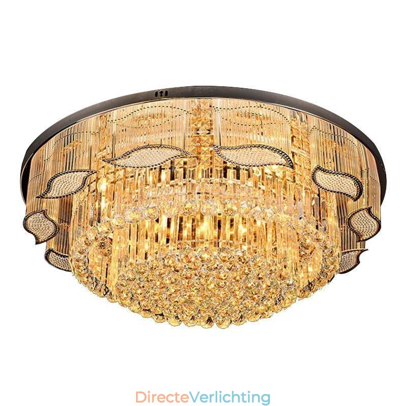 Kristallen plafondlamp, moderne, eenvoudige ronde plafondlamp