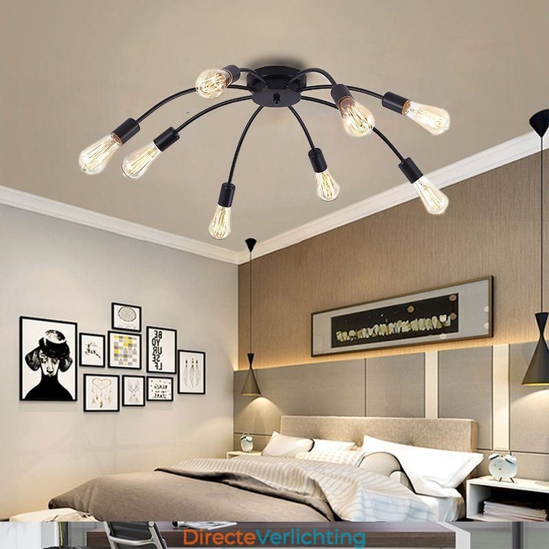 Plafond Spider Lamp Antiek Klassieke Inbouw Eetkamerlamp 8 10 Armen