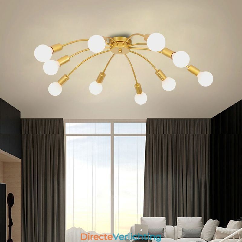 Plafond Spider Lamp Antiek Klassieke Inbouw Eetkamerlamp 8 10 Armen
