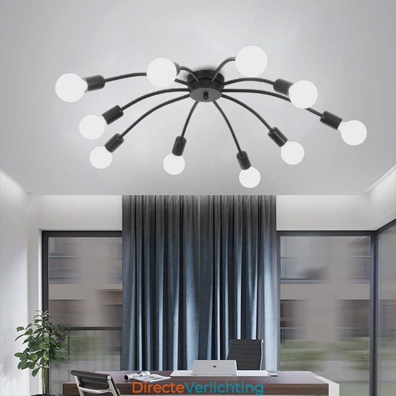 Plafond Spider Lamp Antiek Klassieke Inbouw Eetkamerlamp 8 10 Armen