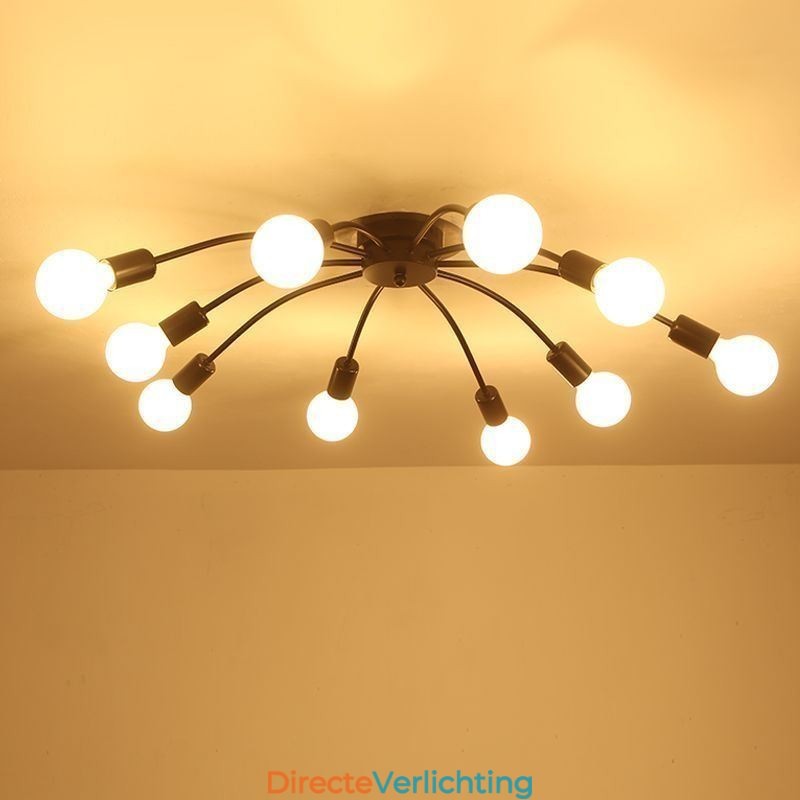 Plafond Spider Lamp Antiek Klassieke Inbouw Eetkamerlamp 8 10 Armen