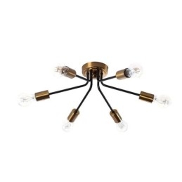 Sputnik kroonluchter 6-lichts semi-inbouw plafondlamp