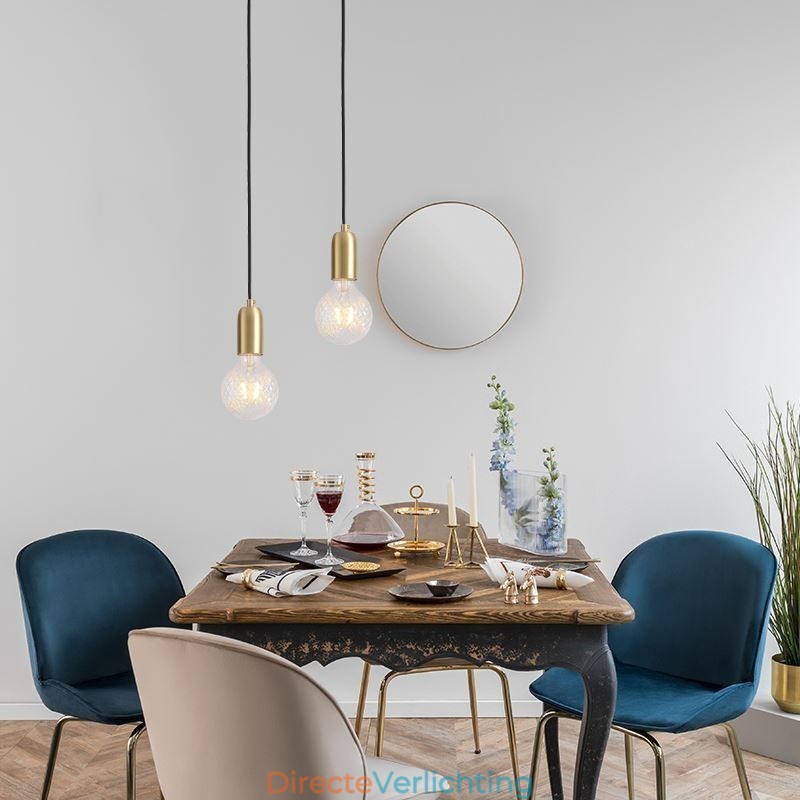 Nordic Brass 3 Hanglamp Cluster Licht Eiland Creatieve Minimalistische Verlichtingsarmatuur