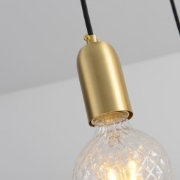 Nordic Brass 3 Hanglamp Cluster Licht Eiland Creatieve Minimalistische Verlichtingsarmatuur