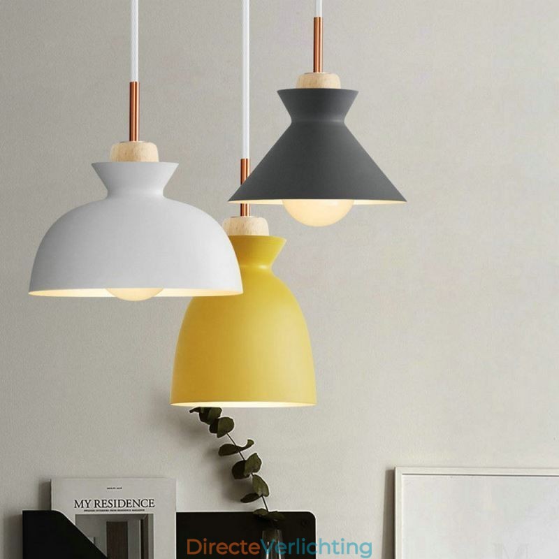 Macaron Hanglamp Nordic Eenvoudige IJzeren Arti Drie Lichten Armatuur