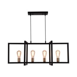 4-lichts hanglamp in industriële stijl Lightingway