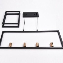 4-lichts hanglamp in industriële stijl Lightingway