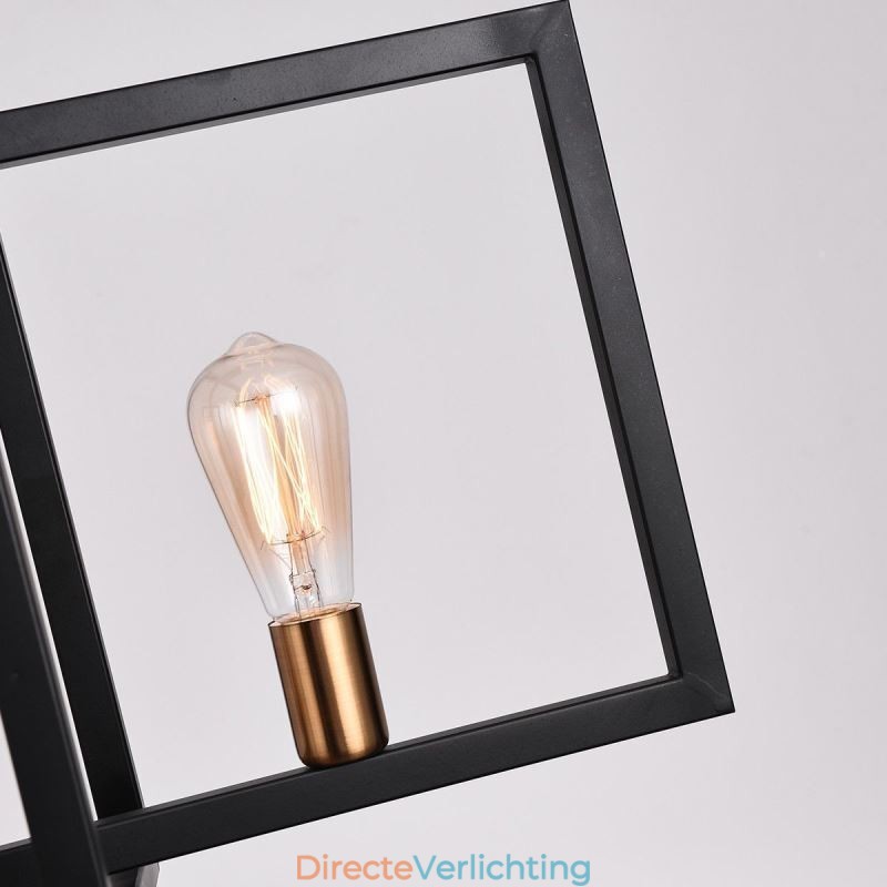 4-lichts hanglamp in industriële stijl Lightingway