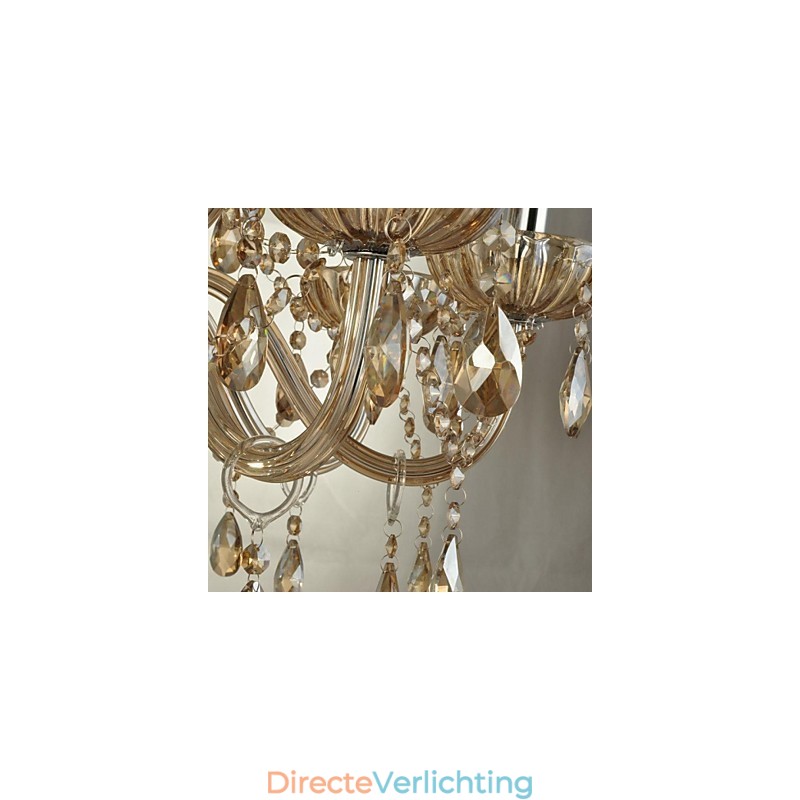 Moderne eigentijdse kristallen glazen kroonluchter