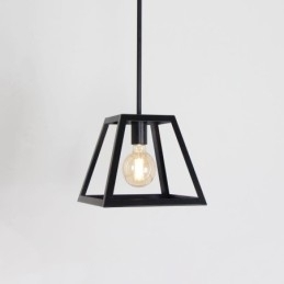 Rustieke boerderij hanglamp industriële mini metalen plafondlamp trapeziumvormige vorm eiland