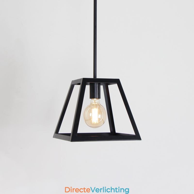 Rustieke boerderij hanglamp industriële mini metalen plafondlamp trapeziumvormige vorm eiland