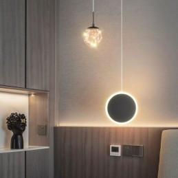 Ronde ring hanglamp moderne bol hanglamp