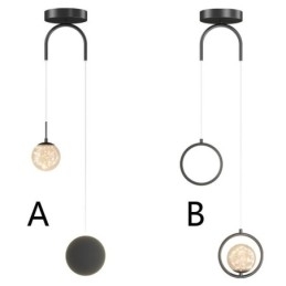 Ronde ring hanglamp moderne bol hanglamp