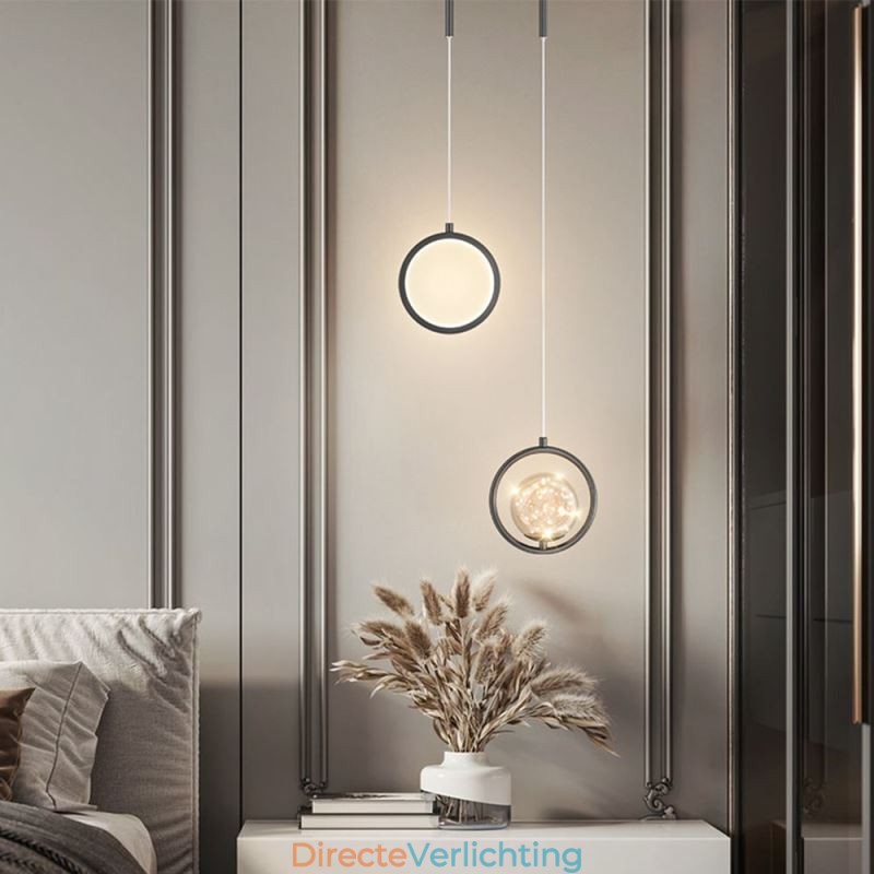 Ronde ring hanglamp moderne bol hanglamp