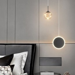 Ronde ring hanglamp moderne bol hanglamp