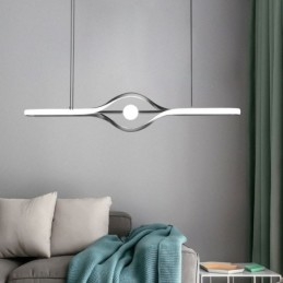 Moderne lineaire hanglamp met lange strip