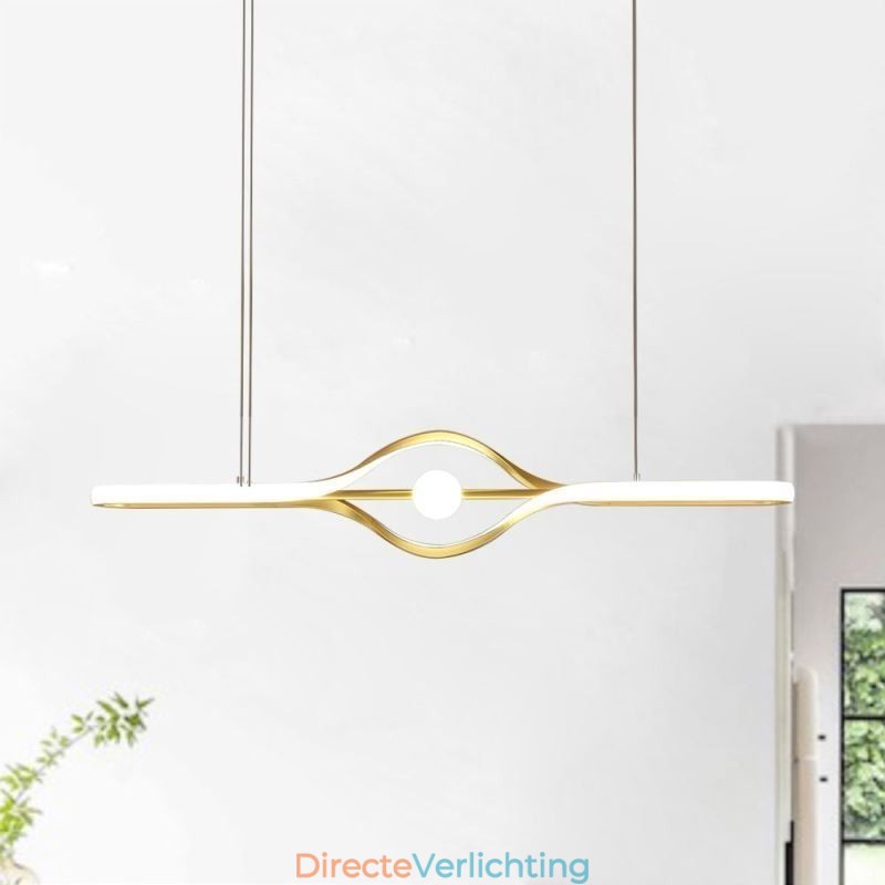 Moderne lineaire hanglamp met lange strip