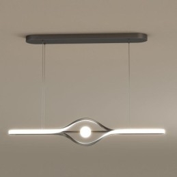Moderne lineaire hanglamp met lange strip