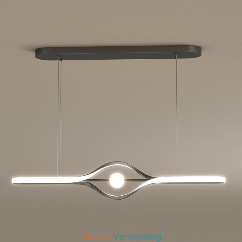 Moderne lineaire hanglamp met lange strip