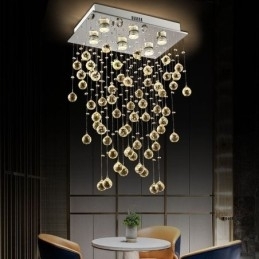 Moderne kristallen kroonluchter plafondlamp