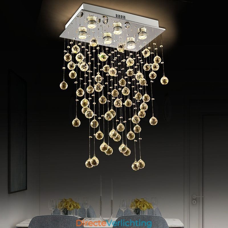 Moderne kristallen kroonluchter plafondlamp
