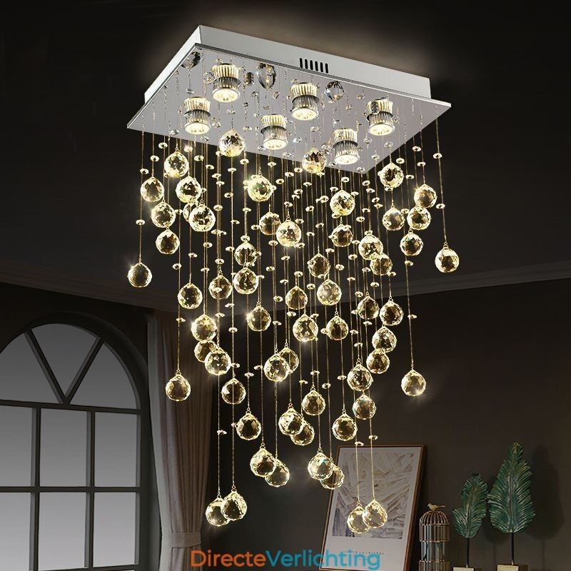 Moderne kristallen kroonluchter plafondlamp