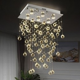 Moderne kristallen kroonluchter plafondlamp