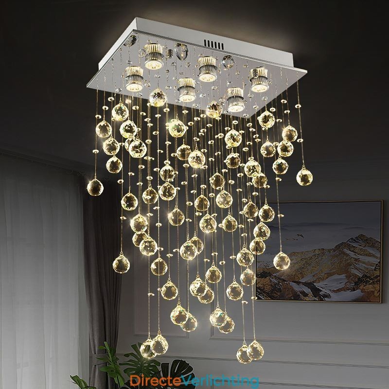Moderne kristallen kroonluchter plafondlamp